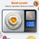 KUAIVO 0.001oz/33lbs Dual Platform Food Kitchen Scales Digital Weight Grams and Ounces, Two Precisions Kitchen Scale for Sourdough Bread, Baking and Cooking with 7 Units Tare, Accumulation Functions