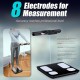 KUAIVO 8 Electrode Smart Body Fat Scale with BMI, Body Fat, Muscle Mass, 28 Body Composition Metrics, Rechargeable High Precision Scale with Color VA Display for Home & Fitness